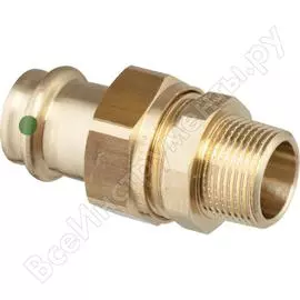 Разъёмное соединение viega sanpress с sc-contur 22x3/4 119133