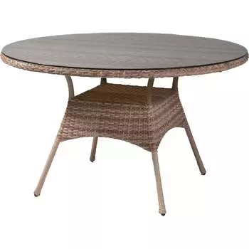 Разбоный круглый обеденный стол AIKO
