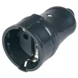 Разборная прямая розетка IEK РПп10-02-Ст ERP10-16-01-K02