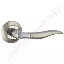 Раздельная ручка punto pelican tl sn/cp-3 матовый никель/хром 33173