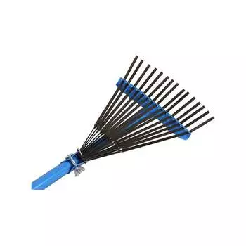 Раздвижные оцинкованные пятнадцатизубые веерные проволочные грабли GEVA TRADE LR29