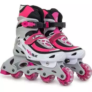 Раздвижные ролики Larsen Nero Pink 4690222135688