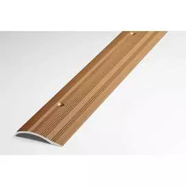 Разноуровневый алюминиевый декоративный порог Лука