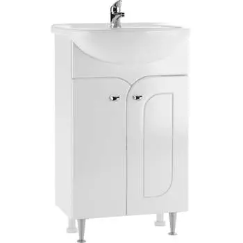 Разобранная тумба под умывальник Уют 50 Айсберг Радуга DA1140TR