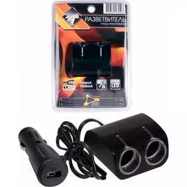 Разветвитель электропитания от прикуривателя Nova Bright