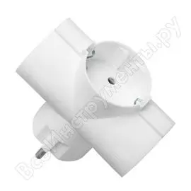 Разветвитель фаzа ап-3-тз (адаптер) тройник, т-образный, земление 1043184