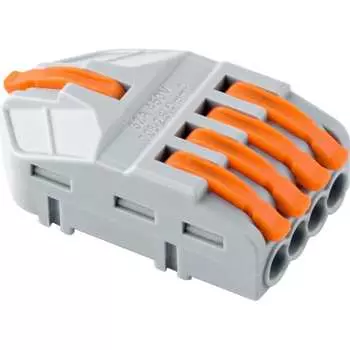 Разветвительная клемма рычажковая duwi 26666 6