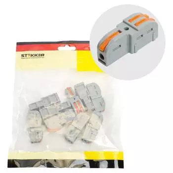 Разветвительная супер-компактная наборная клемма STEKKER LD220-102 49790