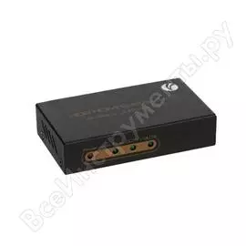 Разветвитель vcom hdmi spliitter 1=2 2.0v dd422