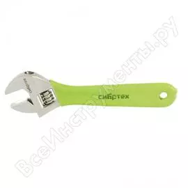 Никелированный разводной ключ СИБРТЕХ 15524