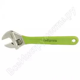 Никелированный разводной ключ СИБРТЕХ 15527