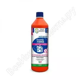 Реагент для устранения засоров в трубах и стоках heatguardex plumber 700 d
