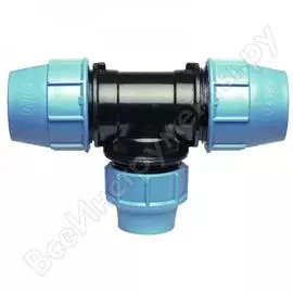 Редукционный тройник обжим для труб unidelta пнд 25x20x25 1013025020020