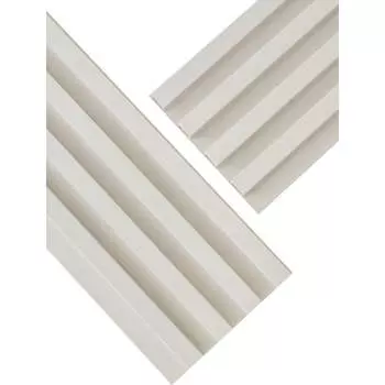 Реечные панели LAKO ПВХ Дуб кремовый 1000x160x23мм, 1,6м2 LKD-RE-P124-100CM-MEGA10