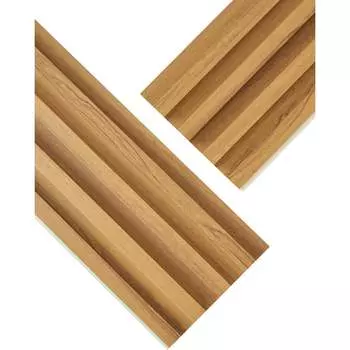 Реечные панели LAKO ПВХ Дуб натур 1000x160x23мм, 1,6м2 LKD-RE-P108-100CM-MEGA10