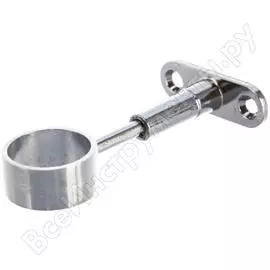 Регулируемое проходное крепление трубы к стене element хром 1 шт 132090