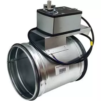 Регулирующая круглая заслонка TECHNO TKD160-SC-03DN 550163