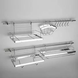 Рейлинговая система для кухни Доляна