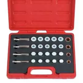 Ремкомплект для сливных отверстий поддона картера force 964g1 64 предмета