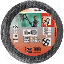 Шлифовальные решетки для машин с эксцентрическим шлифовальным кругом KWB 491508