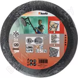 Шлифовальные решетки для машин с эксцентрическим шлифовальным кругом KWB 491512