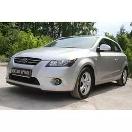 Реснички накладки на передние фары для KIA Ceed 2007-2010 г.в. Русская Артель