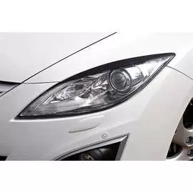 Реснички накладки на передние фары для Mazda 6 2007-2012 г.в. Русская Артель