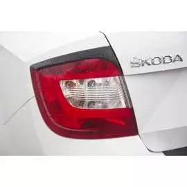 Реснички накладки на задние фонари для Skoda Rapid 2012- г.в. Русская Артель