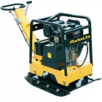 Реверсивная бензиновая виброплита Masalta