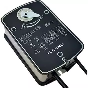 Реверсивный противопожарный электропривод TECHNO NS-10DF/24V 301010