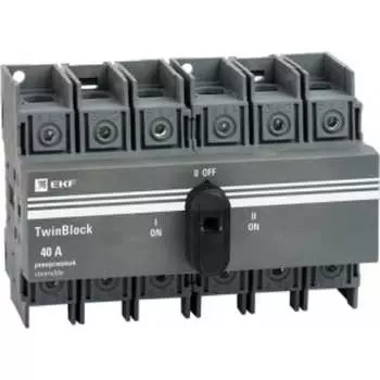 Реверсивный рубильник EKF TwinBlock tb-s-63-3p-rev