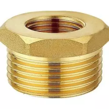 Резьбовая латунная футорка DOUBLE-LIN LL6033 (1 1/4"x3/4")