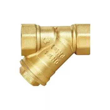 Резьбовой латунный косой фильтр DOUBLE-LIN LL5005 (1 1/4")