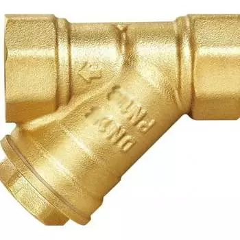 Резьбовой латунный косой фильтр DOUBLE-LIN LL5005 (1")