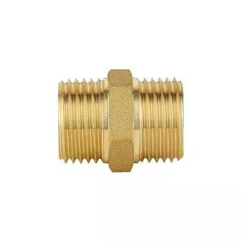 Резьбовой латунный ниппель DOUBLE-LIN LL6020 (1"1/4)