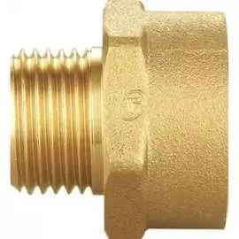 Резьбовой латунный переходник DOUBLE-LIN LL6124 (3/4"x1/2")
