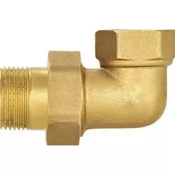 Резьбовой латунный сгон американка DOUBLE-LIN LL6049 (1/2")