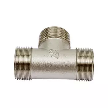 Резьбовой латунный тройник DOUBLE-LIN LL6135B (3/4")