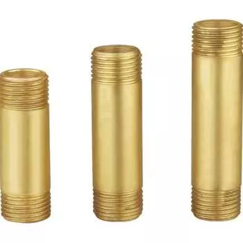 Резьбовой латунный удлинитель DOUBLE-LIN LL6150 (3/4" 150)