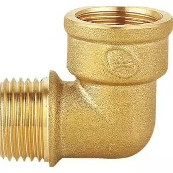 Резьбовой латунный угол DOUBLE-LIN LL6018 (1/2")