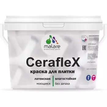Резиновая краска для плитки MALARE Ceraflex 2036744740245