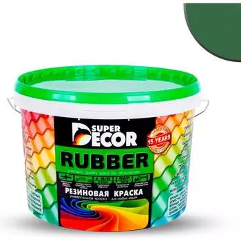 Резиновая краска SUPER DECOR №01 Ондулин зеленый 4630024700134