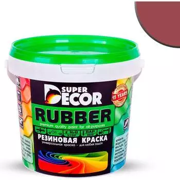 Резиновая краска SUPER DECOR №04 Дикая вишня 4630024700356