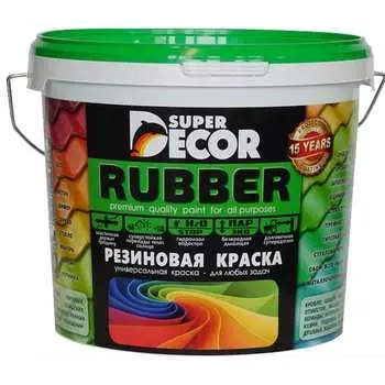 Резиновая краска SUPER DECOR