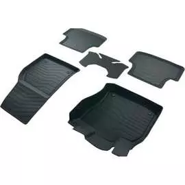 Резиновые коврики в салон для Skoda Karoq 2017- г.в. SRTK