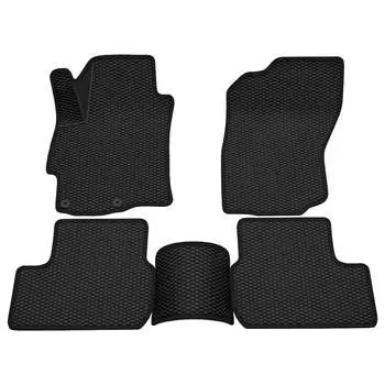 Резиновые салонные коврики для Mitsubishi Lancer Х 07-15 REZKON