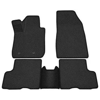 Резиновые салонные коврики для Renault Duster 21-Н.В. REZKON