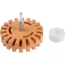 Резиновый круг шлифовальный для очистки от клея TUNDRA