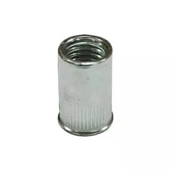 Рифленая стальная оцинкованная потайная заклепка-гайка ЦКИ М 4х12 50395