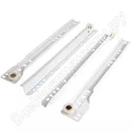 Роликовые направляющие Tech-Krep 500 мм, белый 130865